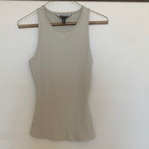 Women's Beige White House Black Market, (small) Tank Top